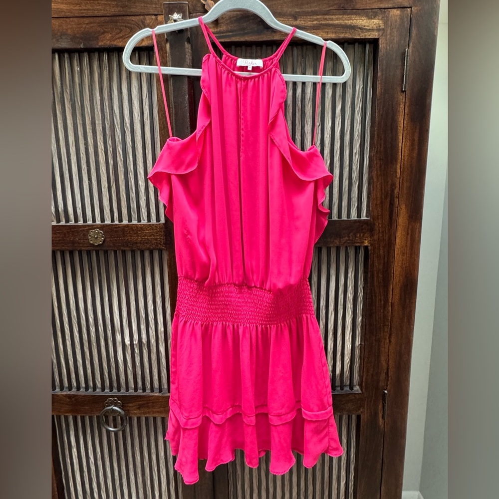 EUC Parker Vibrant Fuschia Mini Dress - Size M